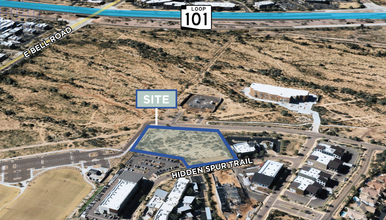 9167 E Hidden Spur Trl, Scottsdale, AZ - aerial  map view - Image1