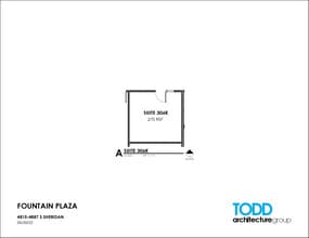 4815-4821 S Sheridan Rd, Tulsa, OK for rent Floor Plan- Image 1 of 2