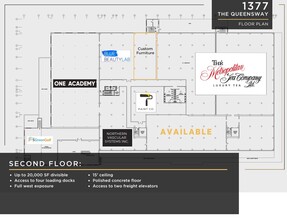 1377 The Queensway, Toronto, ON for rent Floor Plan- Image 2 of 3