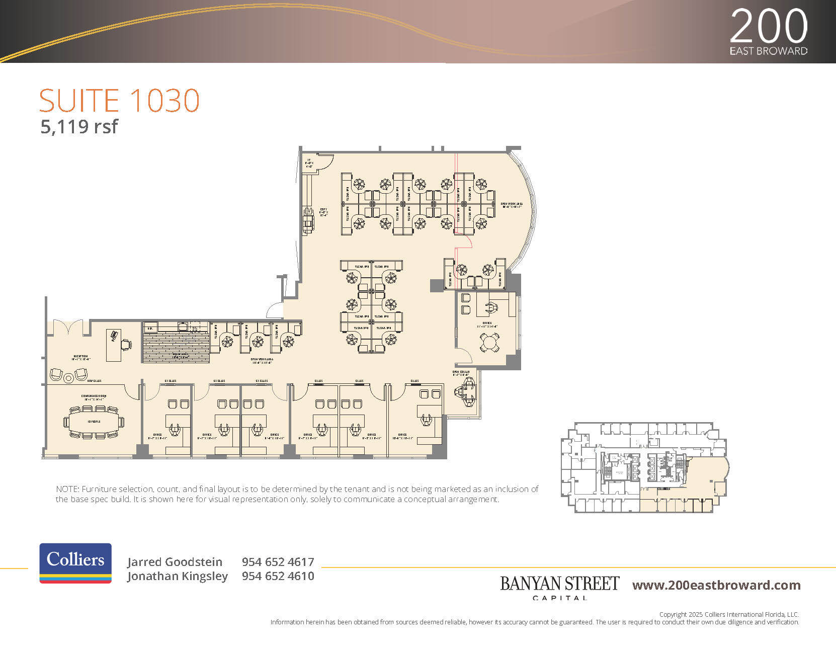 200 E Broward Blvd, Fort Lauderdale, FL to rent Floor Plan- Image 1 of 2