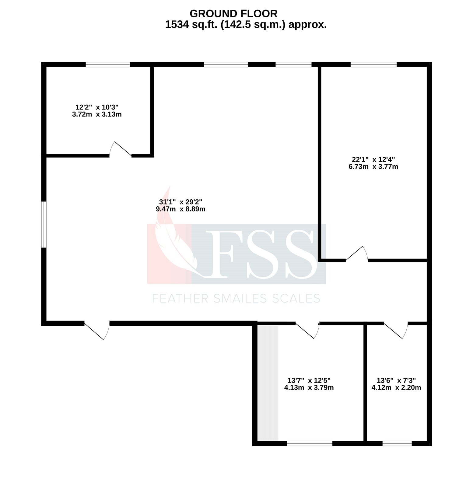 7 Grimbald Crag Ct, Knaresborough to rent Floor Plan- Image 1 of 10