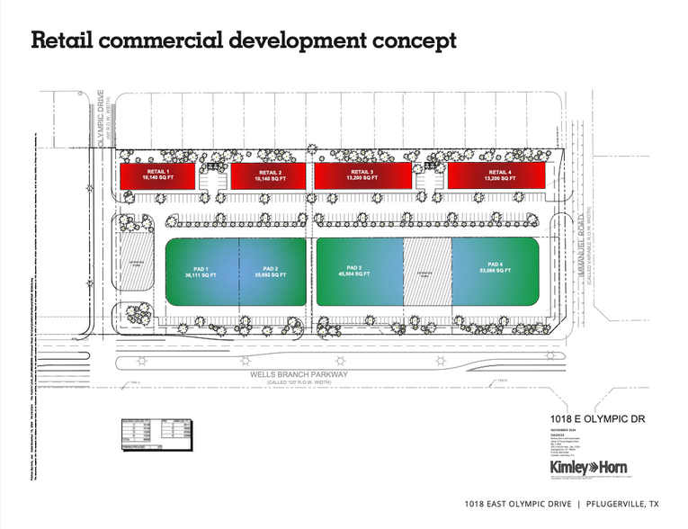 1018 Olympic Drive, Pflugerville, TX for sale - Site Plan - Image 3 of 8