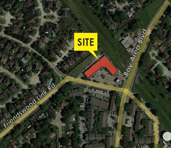 2525 W Bay Area Blvd, Friendswood, TX to rent - Aerial - Image 2 of 4