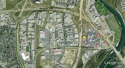 155 Glendeer Cir SE, Calgary, AB - aerial  map view - Image1