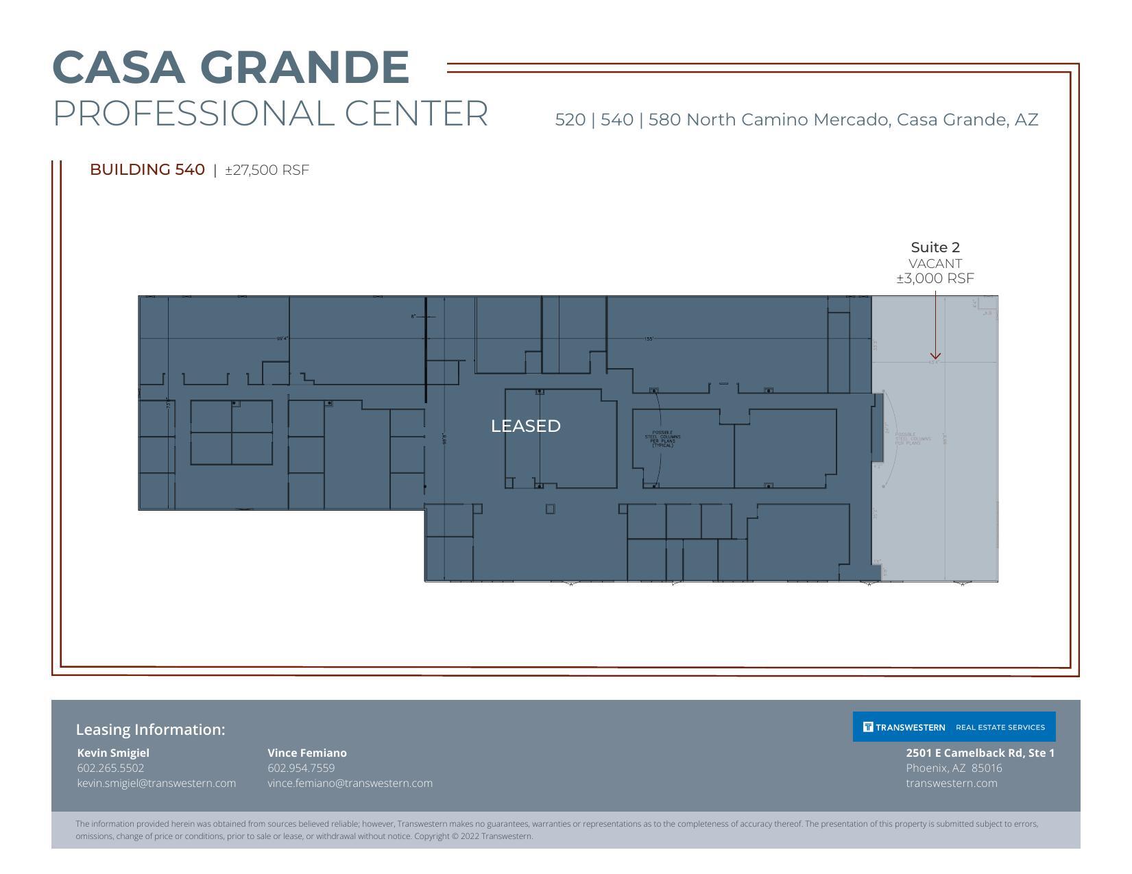 560-580 N Camino Mercado, Casa Grande, AZ for rent Floor Plan- Image 1 of 1