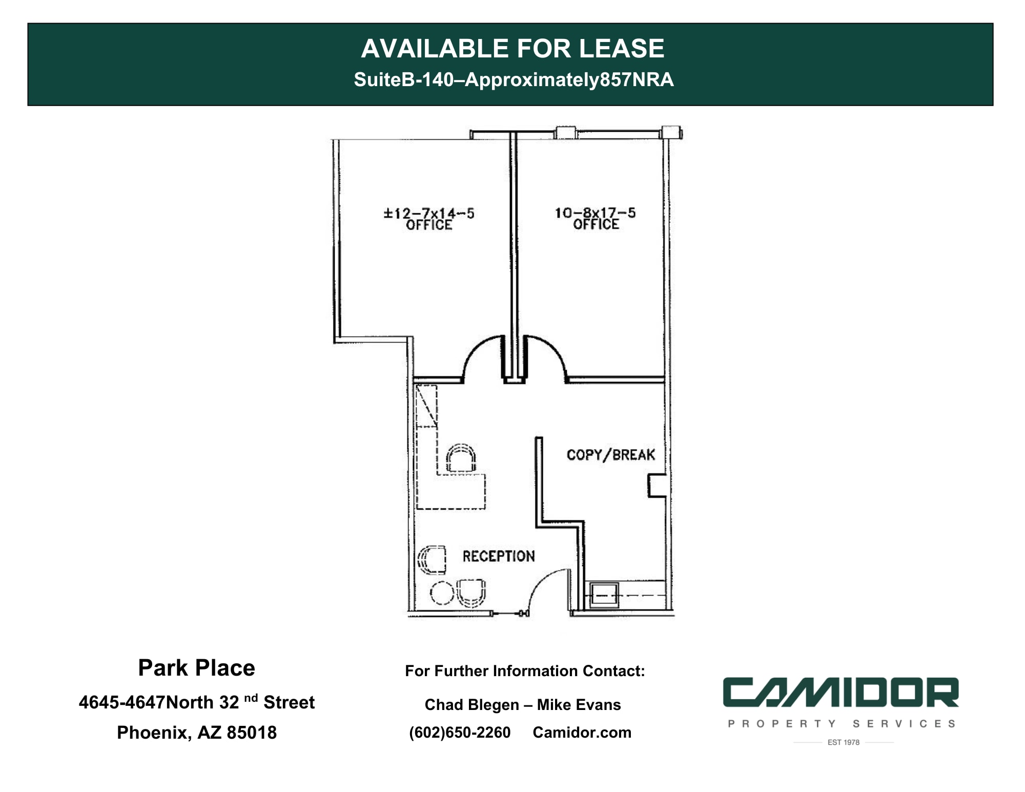 4645-4647 N 32nd St, Phoenix, AZ to rent Floor Plan- Image 1 of 1