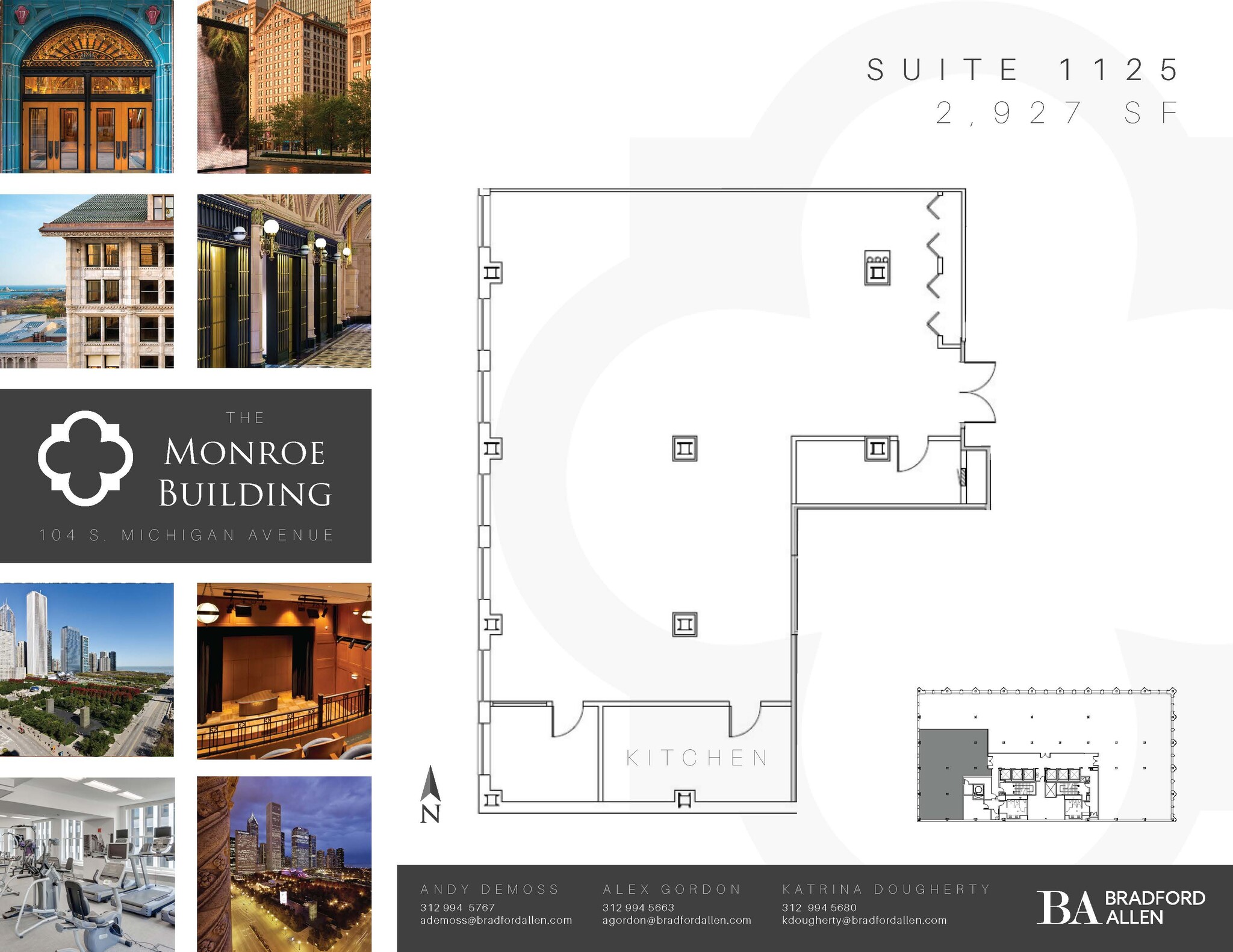 104 S Michigan Ave, Chicago, IL to rent Floor Plan- Image 1 of 4