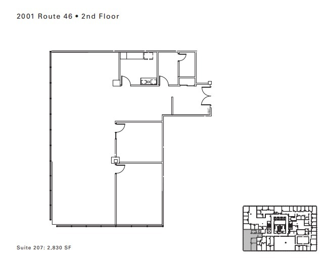 2001 Route 46, Parsippany, NJ for rent Floor Plan- Image 1 of 1