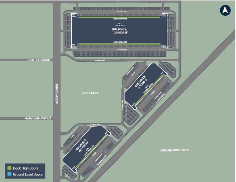 W Ocotillo Rd & N Alsup Rd, Litchfield Park, AZ for rent - Site Plan - Image 2 of 2