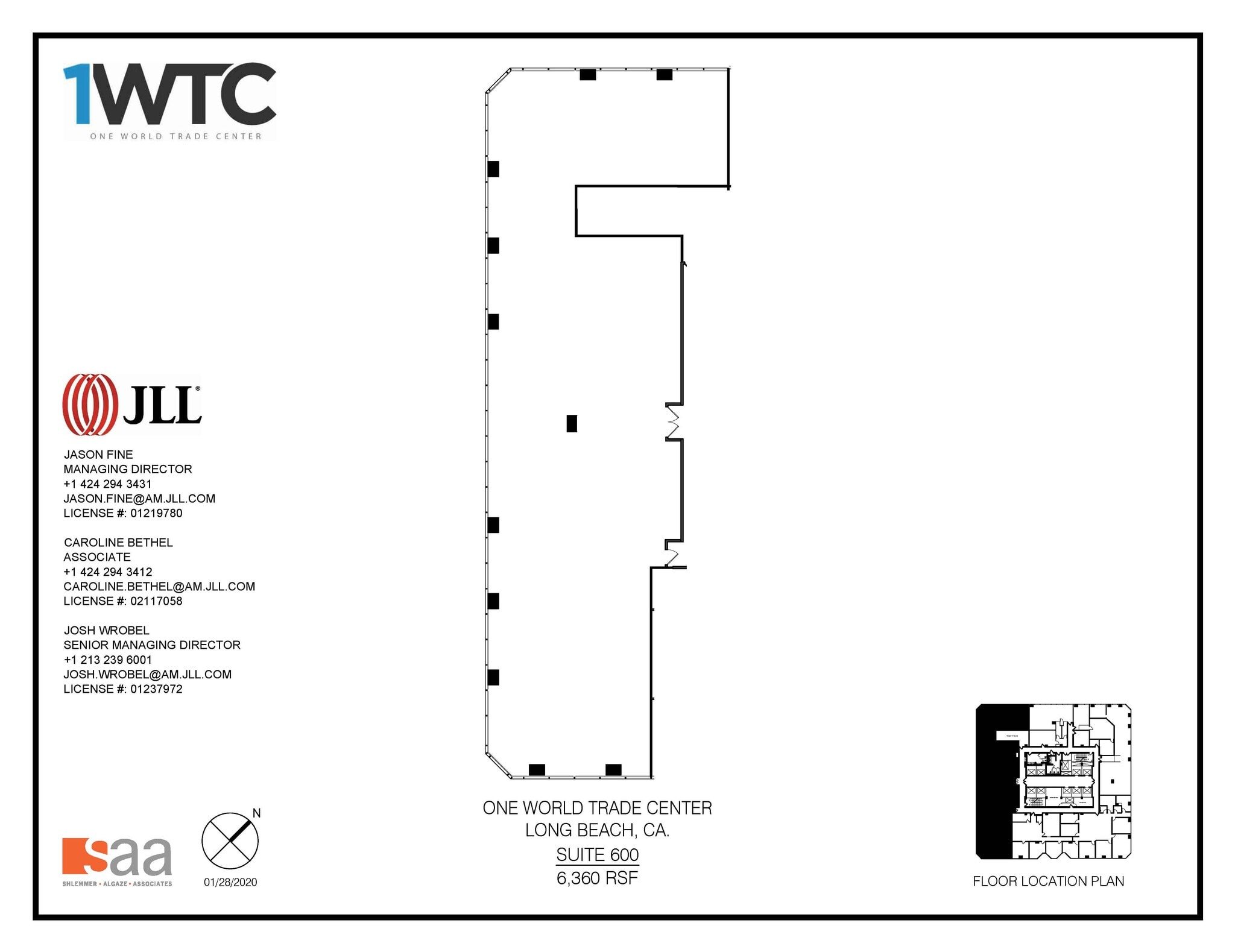 1 World Trade Ctr, Long Beach, CA to rent Floor Plan- Image 1 of 1