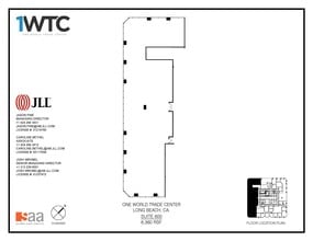 1 World Trade Ctr, Long Beach, CA to rent Floor Plan- Image 1 of 1