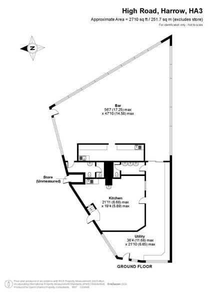 136 High St, Harrow to rent - Floor Plan - Image 2 of 14
