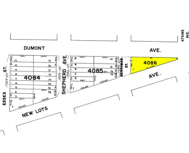 New Lots Ave, Brooklyn, NY for sale - Plat Map - Image 3 of 5