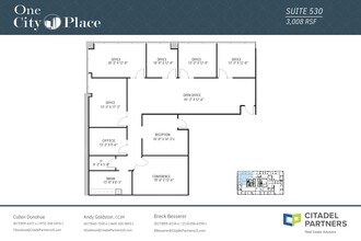 300 Throckmorton St, Fort Worth, TX for rent Floor Plan- Image 1 of 12