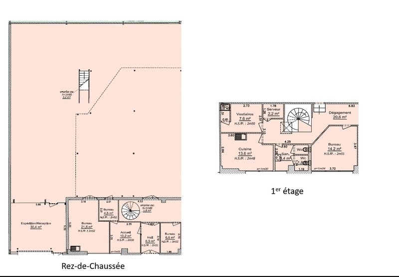 Light Industrial in Saint-Priest to rent - Floor Plan - Image 2 of 9
