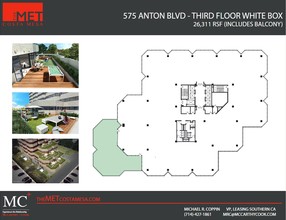 535-575 Anton Blvd, Costa Mesa, CA for rent Floor Plan- Image 1 of 3