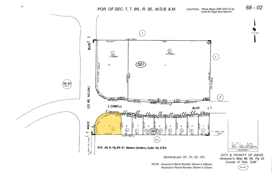 502 Mace Blvd, Davis, CA for rent - Plat Map - Image 2 of 14