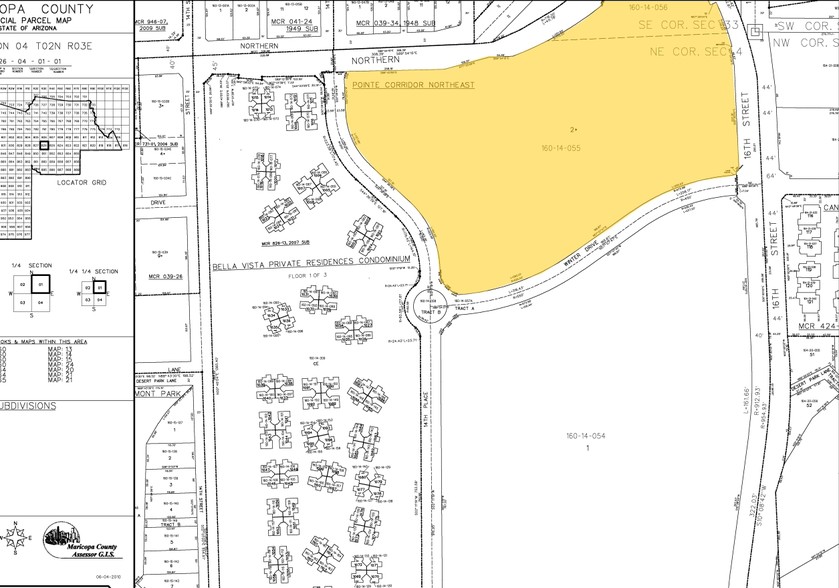 7878 N 16th St, Phoenix, AZ for rent - Plat Map - Image 2 of 25