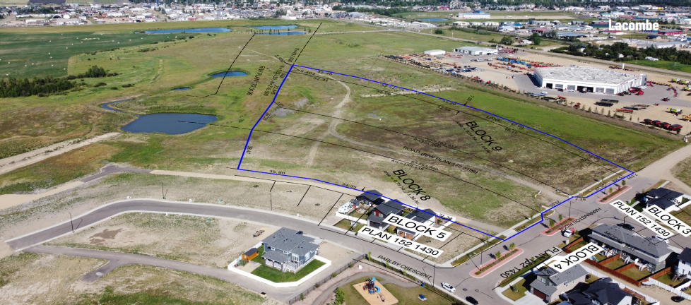 Hwy 12, Lacombe, AB for sale - Aerial - Image 2 of 2