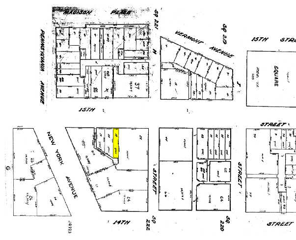 729 15th St NW, Washington, DC for sale - Plat Map - Image 2 of 4