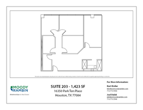 16350 Park Ten Place Dr, Houston, TX for rent Floor Plan- Image 1 of 1