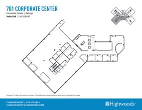 701 Corporate Center Dr, Raleigh, NC for rent Floor Plan- Image 2 of 2