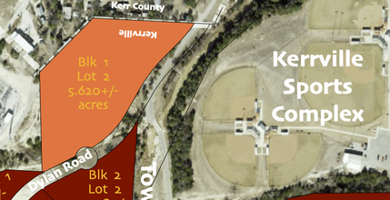 Holdsworth Rd, Kerrville, TX - aerial  map view