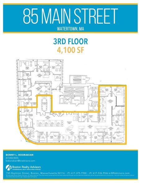 75-85 Main St, Watertown, MA for rent - Floor Plan - Image 2 of 5