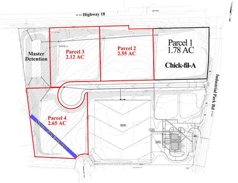 Interstate 75 & GA Hwy 18, Forsyth, GA for sale - Site Plan - Image 2 of 3