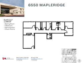 6550 Mapleridge St, Houston, TX for rent Floor Plan- Image 1 of 1