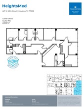 427 W 20th St, Houston, TX for rent Floor Plan- Image 2 of 2