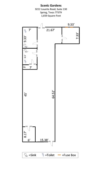 9222 Louetta Rd, Spring, TX for rent - Floor Plan - Image 2 of 3