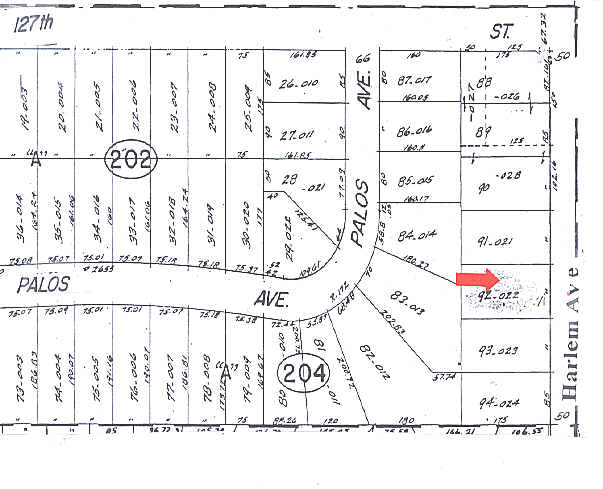 12760 S Harlem Ave, Palos Heights, IL for sale - Plat Map - Image 2 of 11