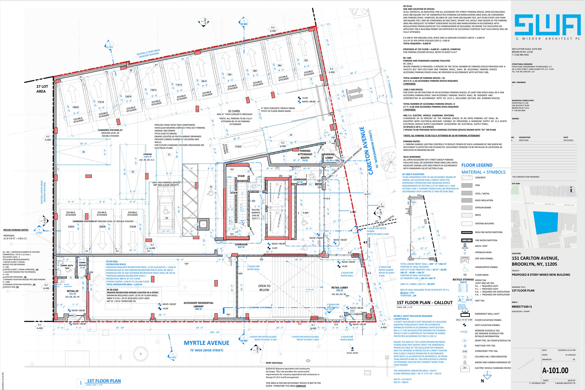 340 Myrtle Ave, Brooklyn, NY for rent Site Plan- Image 1 of 1