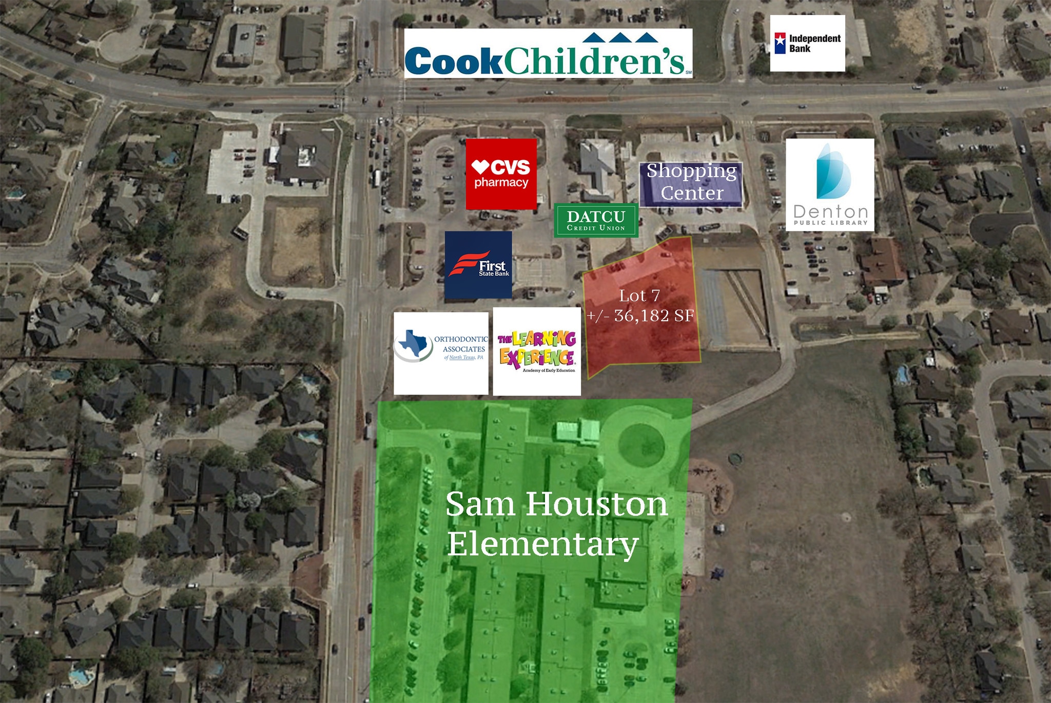 Teasley Ln, Denton, TX to rent Aerial- Image 1 of 4