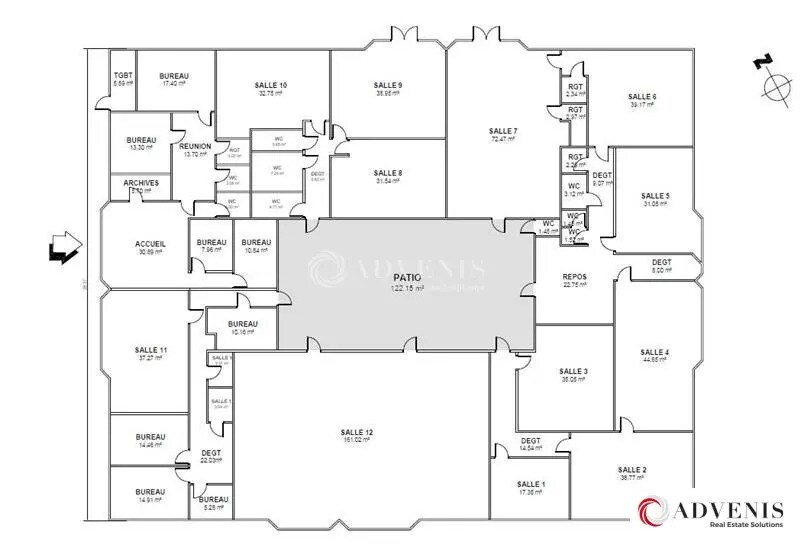 Office in Mérignac to rent - Floor Plan - Image 3 of 12