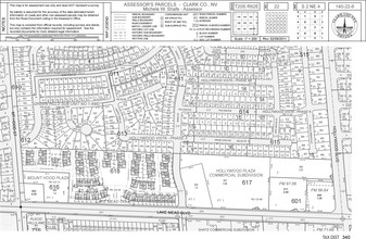 2085 N Hollywood Blvd, Las Vegas, NV for sale Plat Map- Image 1 of 1