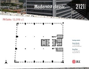 2121 Ponce de Leon Blvd, Coral Gables, FL for rent Site Plan- Image 2 of 2