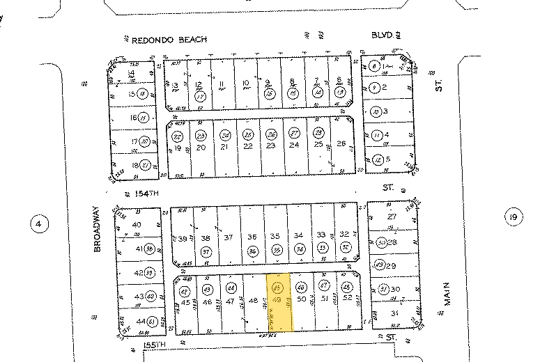 133 W 155th St, Gardena, CA for sale - Plat Map - Image 2 of 13