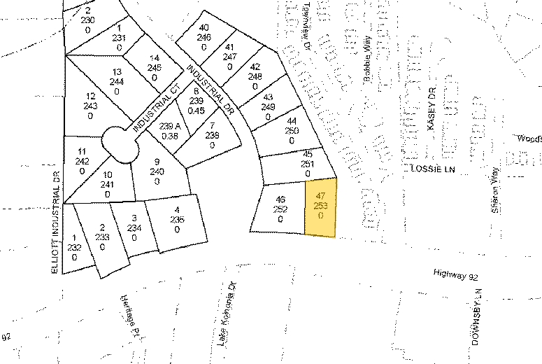 7977 Highway 92, Woodstock, GA for rent - Plat Map - Image 2 of 29