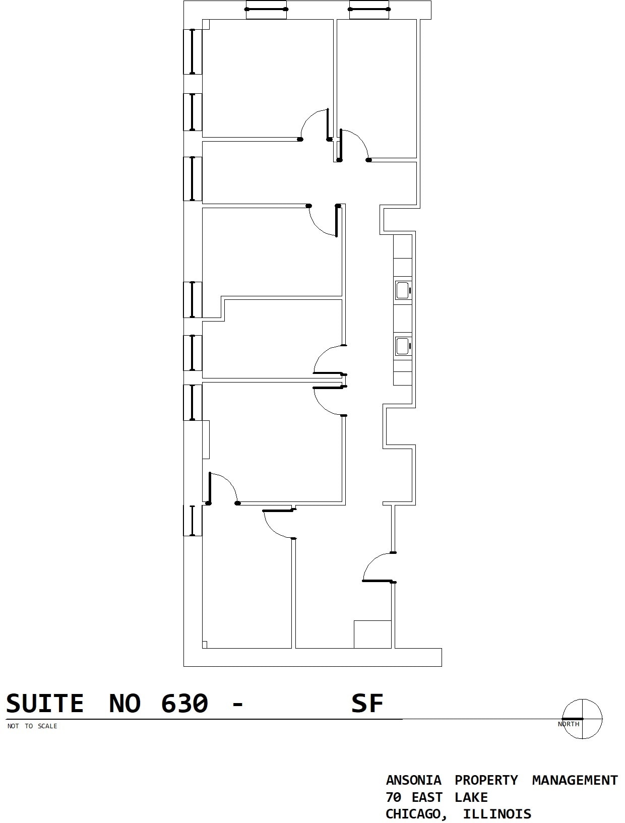 70 E Lake St, Chicago, IL to rent Floor Plan- Image 1 of 6