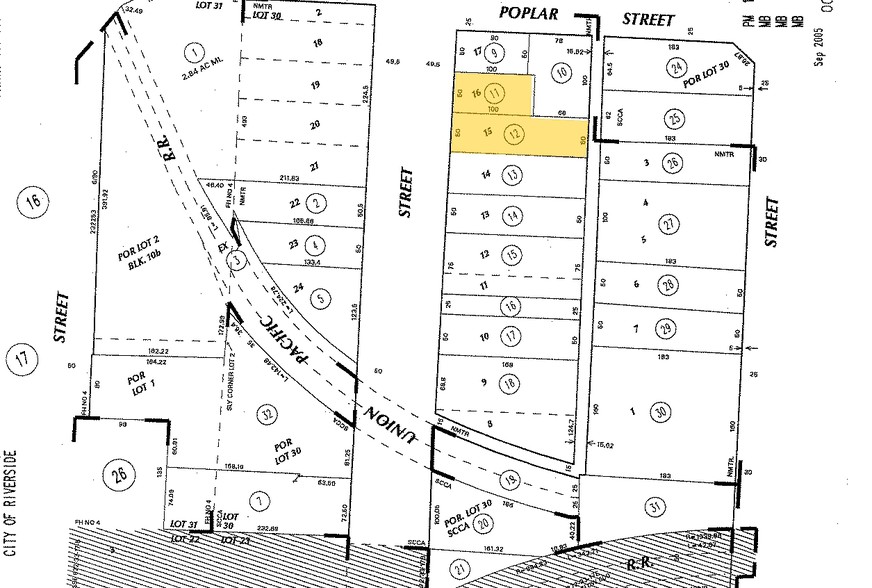 2726 Main St, Riverside, CA for rent - Plat Map - Image 2 of 28