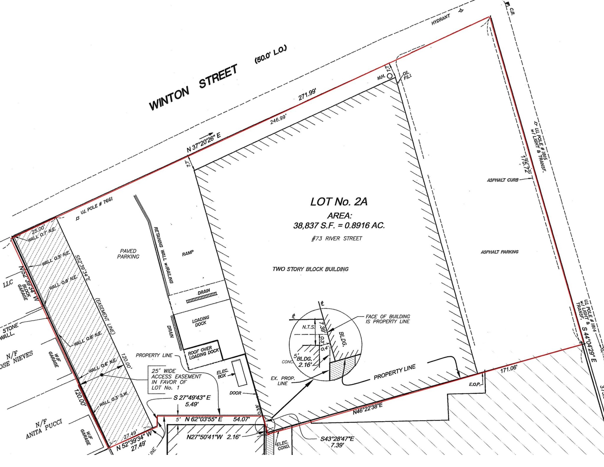 73 River St, Bridgeport, CT for rent Site Plan- Image 1 of 1