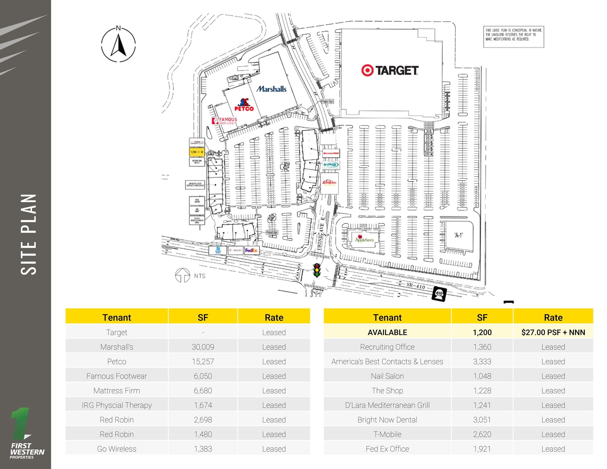 9423-9443 192nd Ave E, Bonney Lake, WA to rent Site Plan- Image 1 of 1