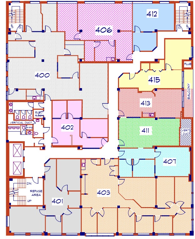 1145-1155 Robson St, Vancouver, BC to rent Floor Plan- Image 1 of 1