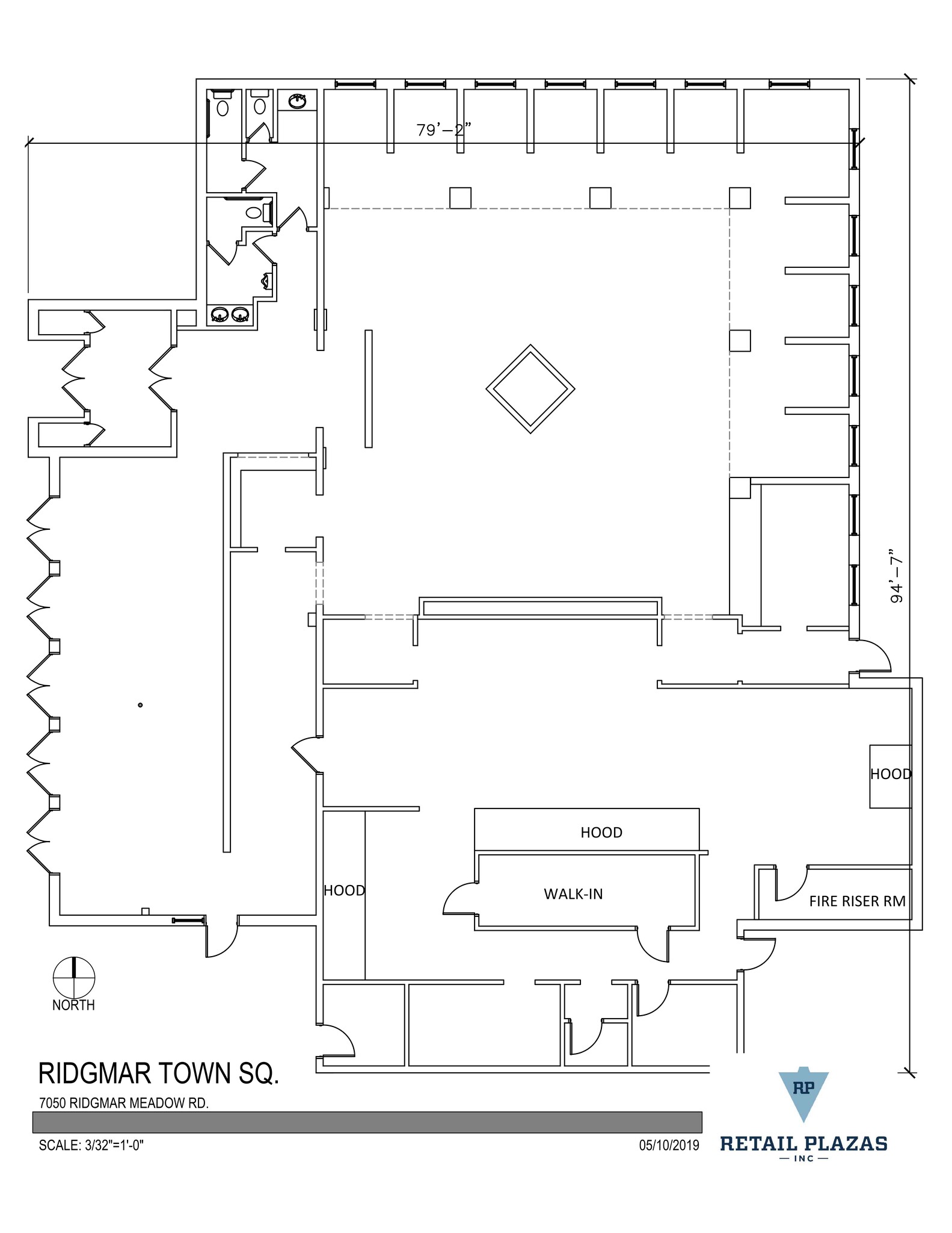 6801-7049 Ridgmar Meadow Rd, Fort Worth, TX for rent Site Plan- Image 1 of 1