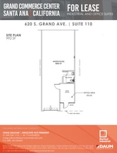 600 S Grand Ave, Santa Ana, CA to rent Floor Plan- Image 1 of 1