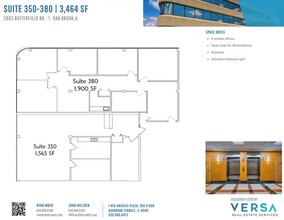 2707 Butterfield Rd, Oak Brook, IL for rent Floor Plan- Image 2 of 2