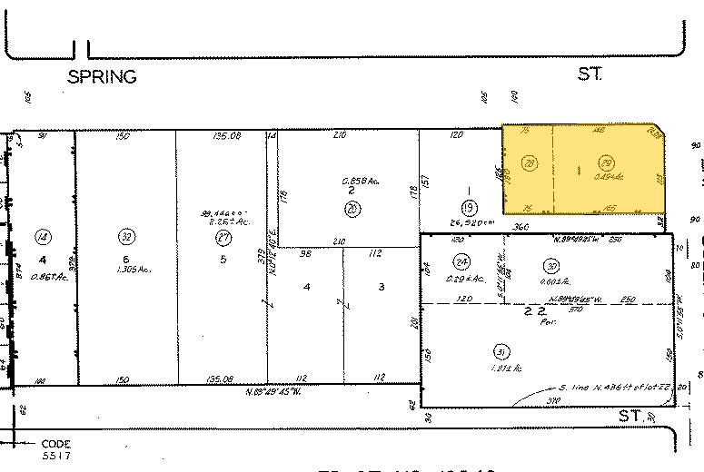 6330-6344 E Spring St, Long Beach, CA for rent - Plat Map - Image 2 of 2