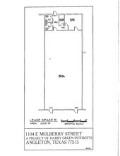 1100-1116 E Mulberry St, Angleton, TX for rent Site Plan- Image 1 of 1